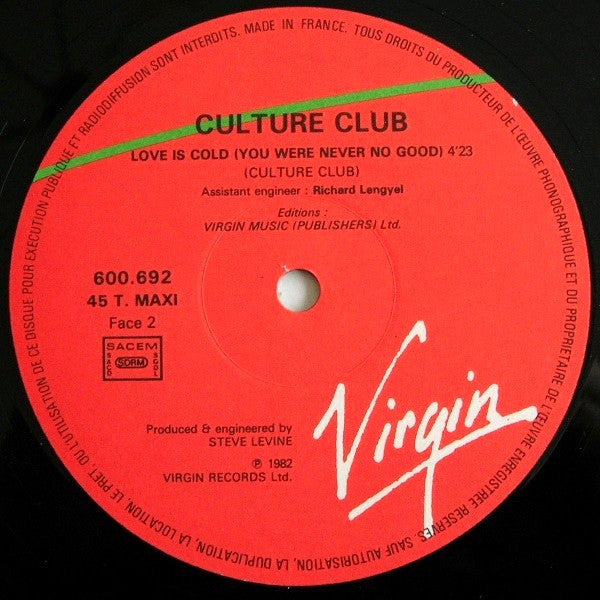 Culture Club – Do You Really Want To Hurt Me (NM) BOX33