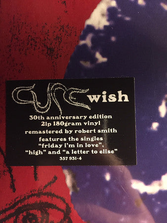 Cure – Wish - 30th Anniversary Edition / DISCO DOBLE (NUEVO, SELLADO) BOXV36