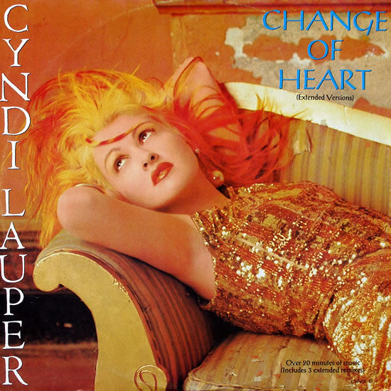 Cyndi Lauper – Change Of Heart (NM)