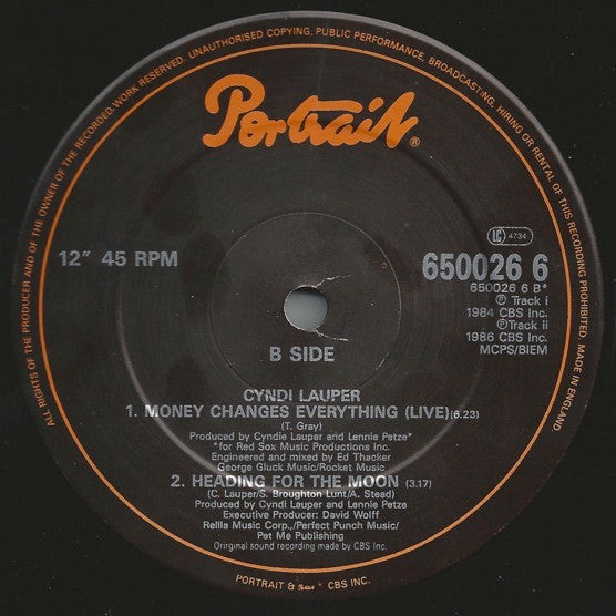 Cyndi Lauper – True Colors (NM) BOX28