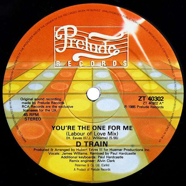 D-Train – You're The One For Me (Labour Of Love Mix) (NM)