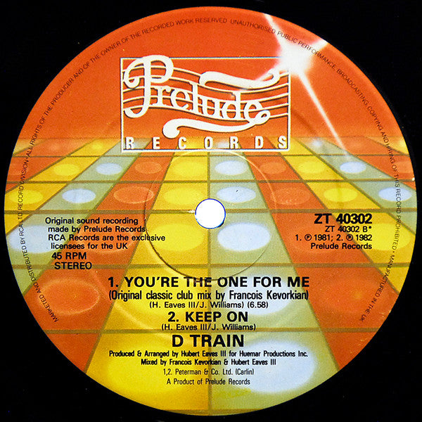 D-Train – You're The One For Me (Labour Of Love Mix) (NM)