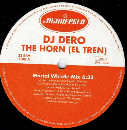 DJ Dero – The Horn (El Tren) (VG+) Box24