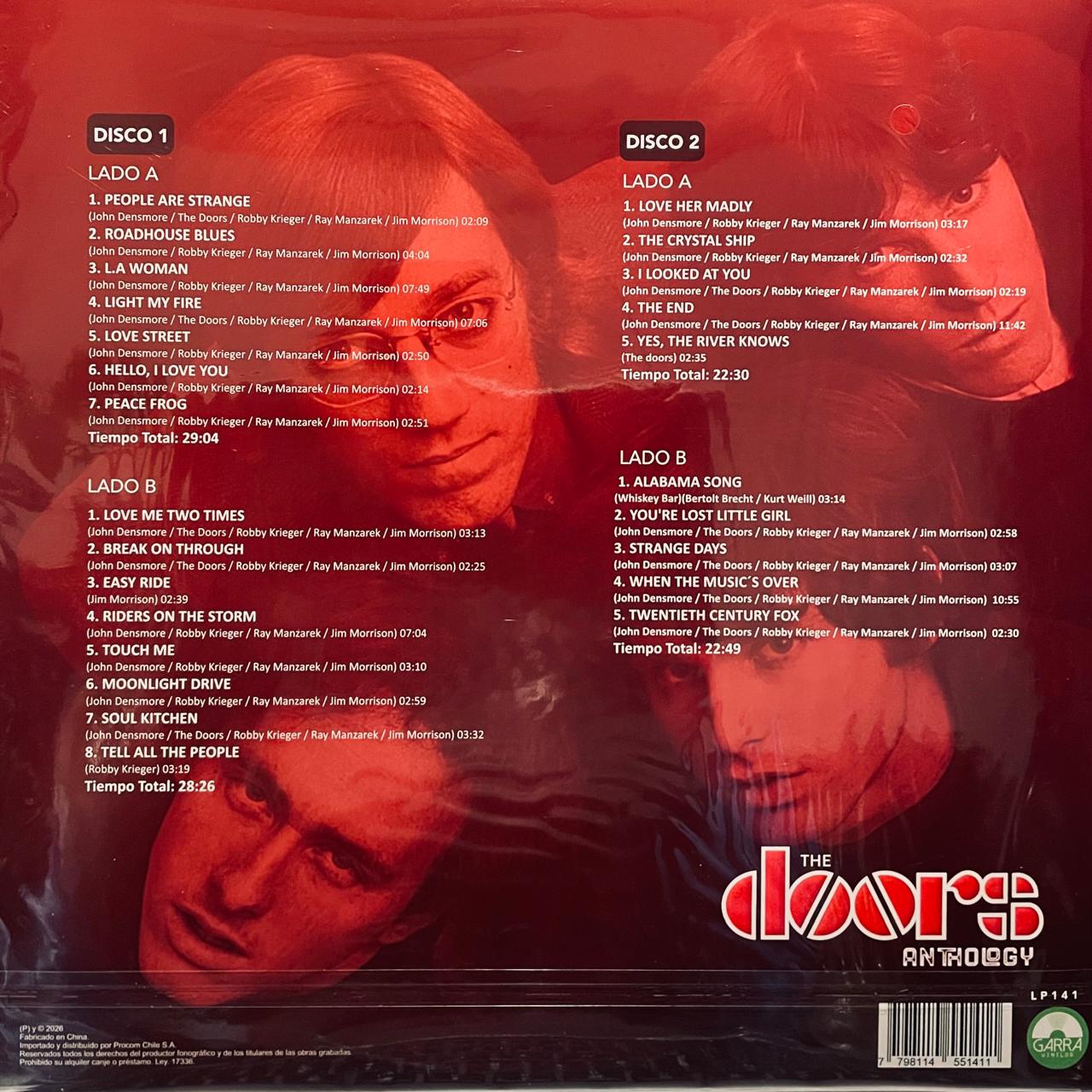 The Doors – Anthology / DISCO DOBLE (NUEVO, SELLADO) BOXV63