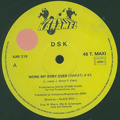 DSK – Work My Body Over (Sweat) (MINT,NUEVO,NO SELLADO) BOX12