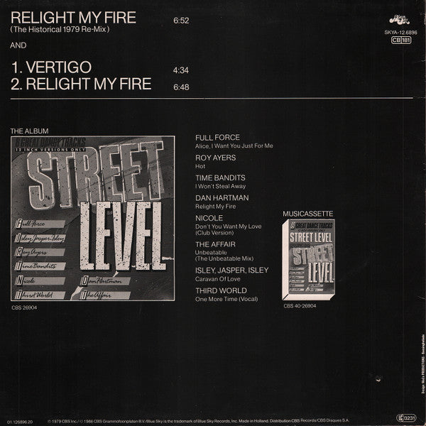 Dan Hartman – Relight My Fire (The Historical 1979 Re-Mix) (NM) BOX21
