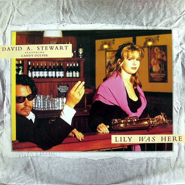 David A. Stewart Featuring Candy Dulfer – Lily Was Here (VG+) [sticker en funda] BoxE1