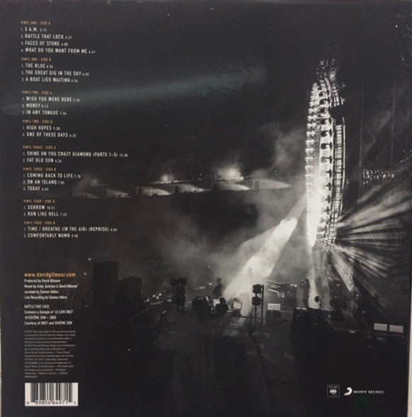 David Gilmour – Live At Pompeii / DISCO CUADRUPLE (NUEVO, SELLADO)