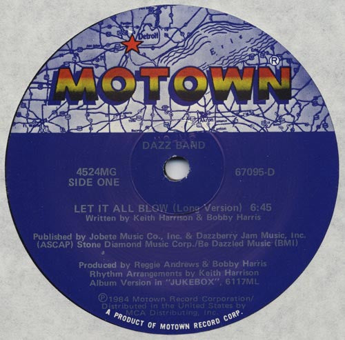 Dazz Band – Let It All Blow (VG+) Box26