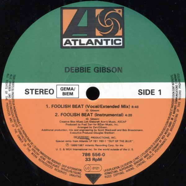 Debbie Gibson – Foolish Beat (NM, FUNDA VG+) BOX6