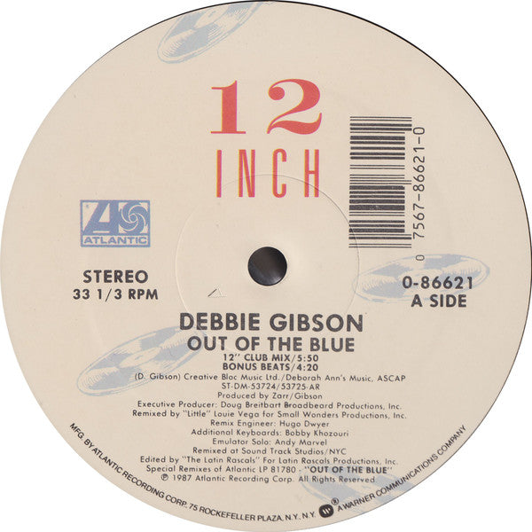 Debbie Gibson – Out Of The Blue (NM) BOX30