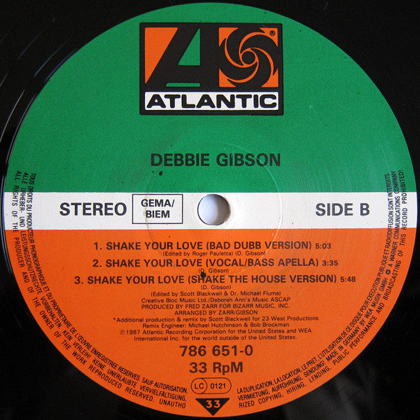 Debbie Gibson – Shake Your Love (VG+) BOX23