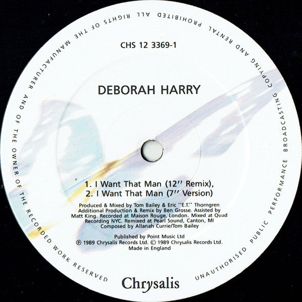Deborah Harry – I Want That Man (NM)