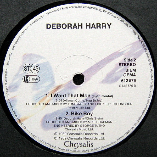 Deborah Harry – I Want That Man (NM, FUNDA EX) BOX24