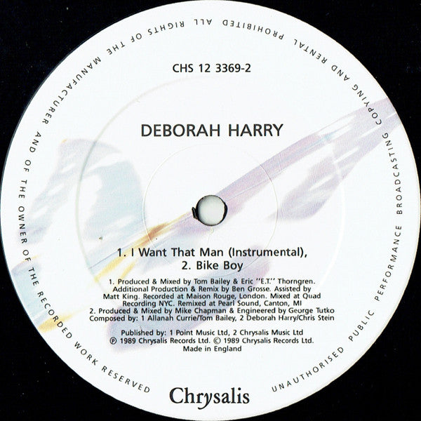 Deborah Harry – I Want That Man (NM)