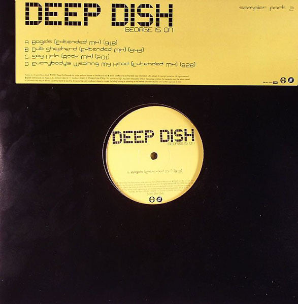 Deep Dish – George Is On (Sampler Part 2) (EX) [Disco Doble] Box30