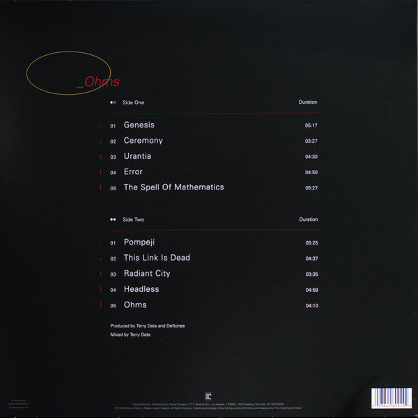 Deftones – _Ohms (NUEVO, SELLADO) BOXV40