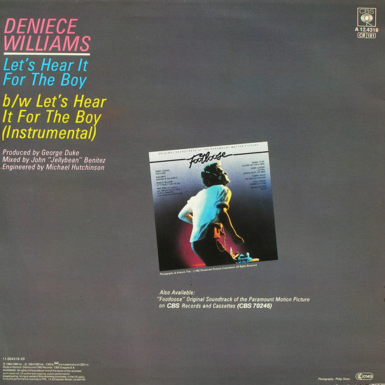 Deniece Williams – Let's Hear It For The Boy (NM, FUNDA EX) BOX27