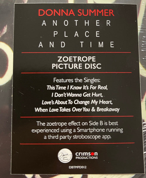 Donna Summer – Another Place And Time / PICTURE DISC (NUEVO, SELLADO)