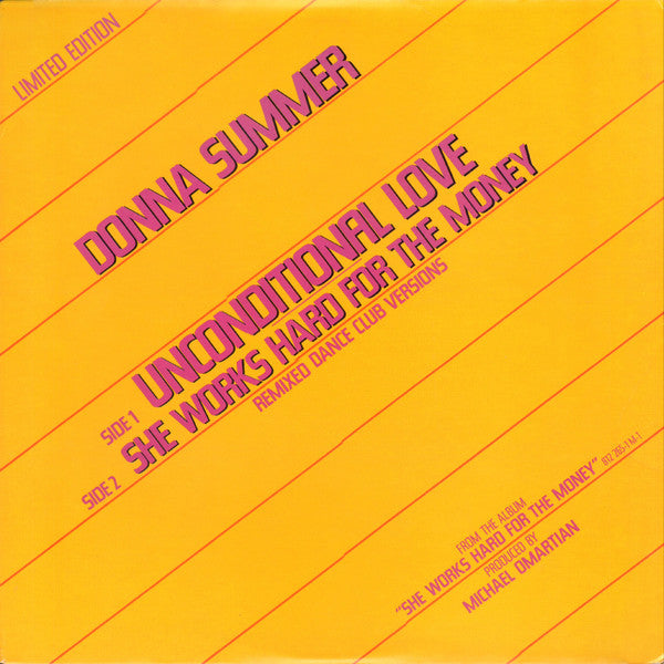 Donna Summer – Unconditional Love / She Works Hard For The Money (NM, FUNDA VG+) BOX19