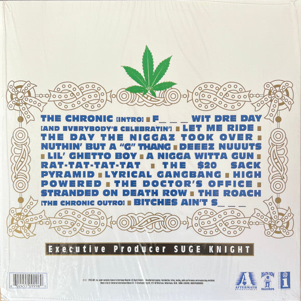 Dr. Dre – The Chronic / DISCO DOBLE (NUEVO, SELLADO) BOXV35