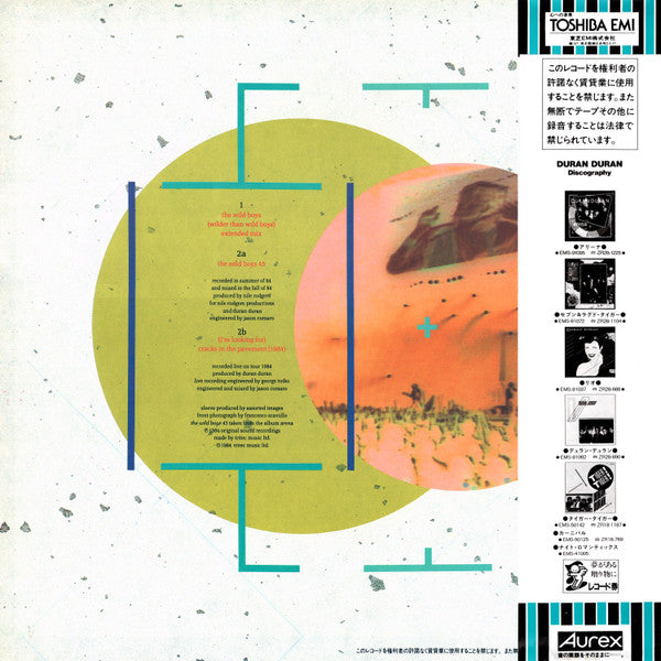 Duran Duran – The Wild Boys / JAPONES Incluye OBI & INSERT (NM) BOX29