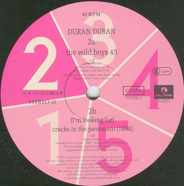 Duran Duran – The Wild Boys (EX, FUNDA NM)