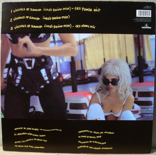 Duran Duran – Violence Of Summer (Love's Taking Over) / INCLUYE POSTER (NM, FUNDA VG+)