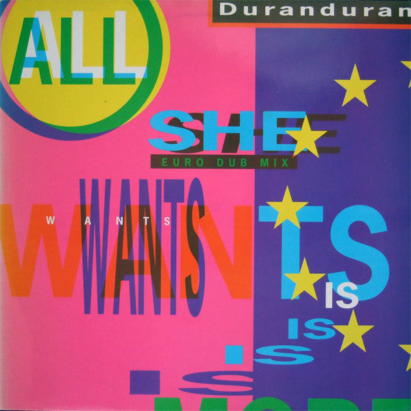 Duranduran – All She Wants Is (Euro Dub Mix) (NM, Funda VG+) Box38
