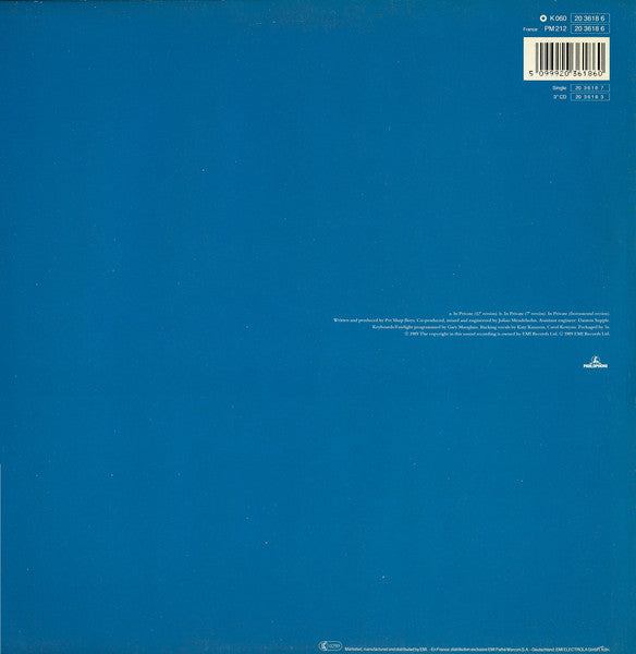 Dusty Springfield – In Private (NM) BOX28