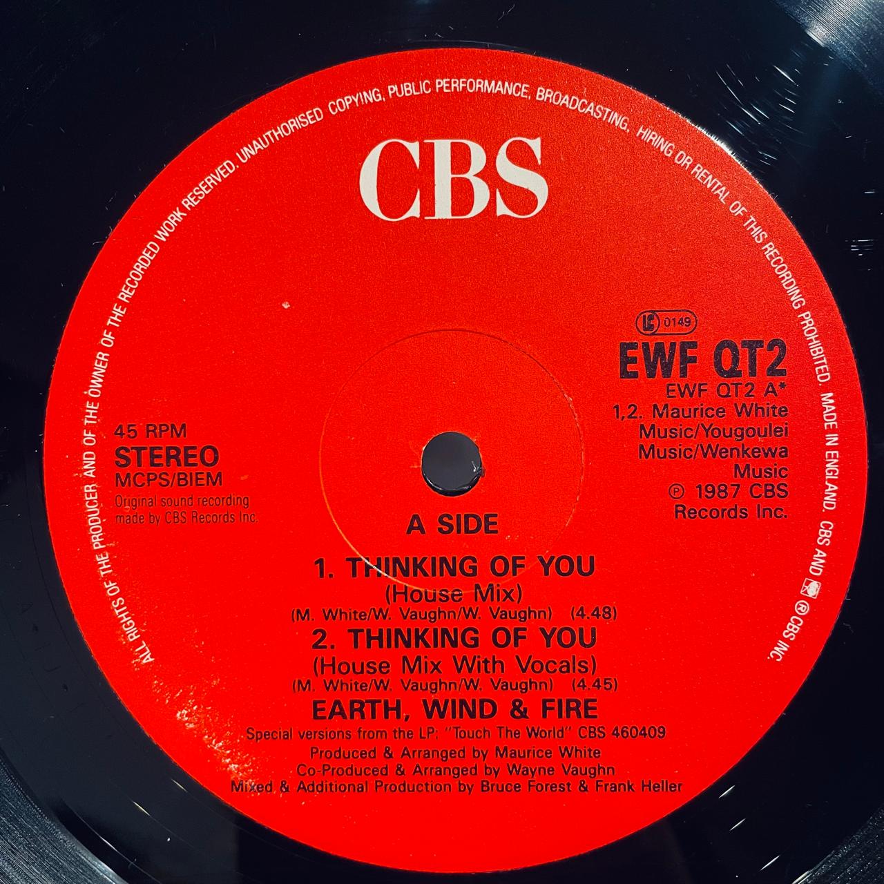 Earth, Wind + Fire – Thinking Of You (NM)