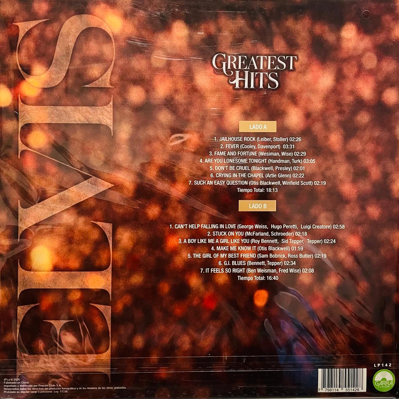 Elvis Presley – Greatest Hits  (NUEVO, SELLADO)