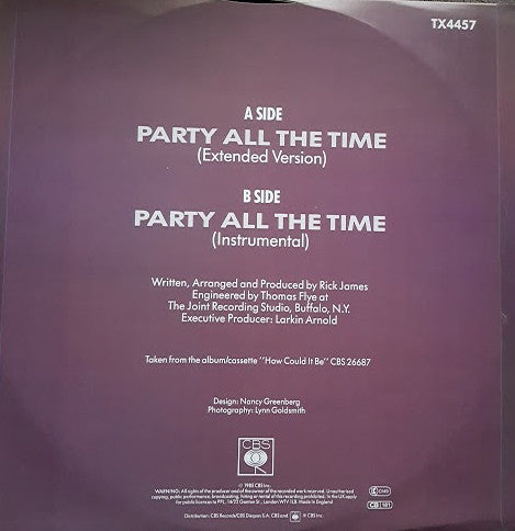 Eddie Murphy – Party All The Time (NM, FUNDA VG+)