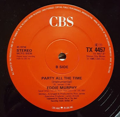 Eddie Murphy – Party All The Time (NM, FUNDA VG+)