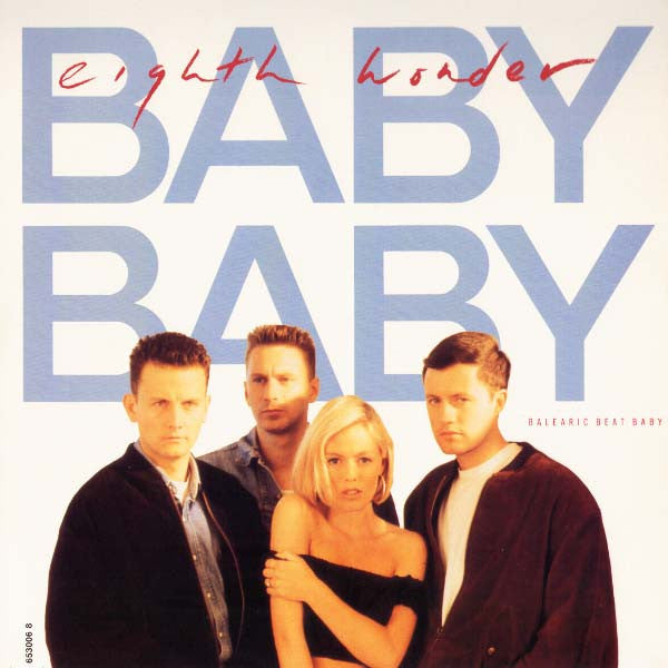 Eighth Wonder – Baby Baby (Balearic Beat Baby) (NM, Funda VG+) [escritura de nombre escrito en funda y etiqueta] Box40