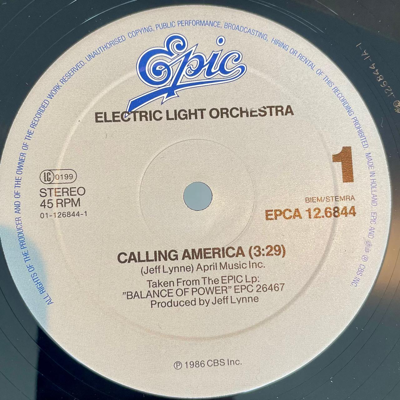 Electric Light Orchestra – Calling America (NM) BOX33
