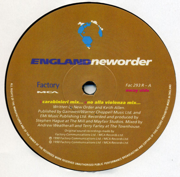 Englandneworder – World In Motion (Remix) (VG+) BOX30