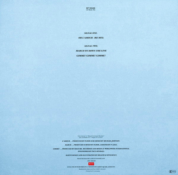 Erasure – Oh L'Amour (VG+) BOX3