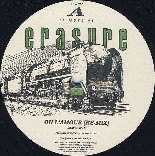 Erasure – Oh L'Amour (VG+) BOX12