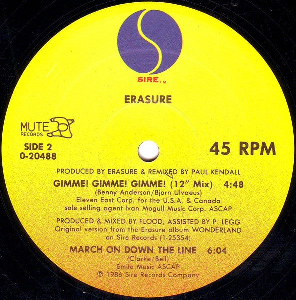 Erasure – Oh L'Amour (NM)