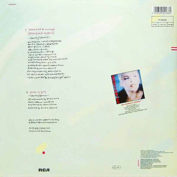 Eurythmics – There Must Be An Angel (Playing With My Heart) (NM, FUNDA VG+)