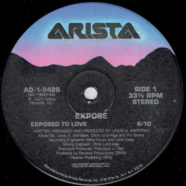 Exposé – Exposed To Love (NM, FUNDA VG+)