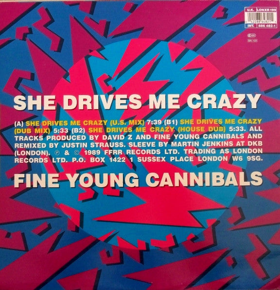 FYC – She Drives Me Crazy (U.S. Mix) (NM)