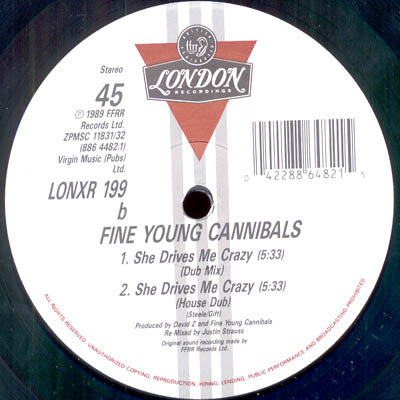 FYC – She Drives Me Crazy (U.S. Mix) (NM)