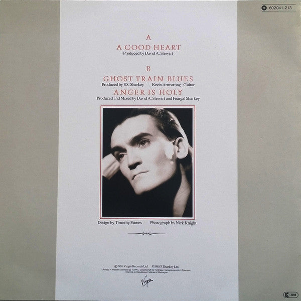 Feargal Sharkey – A Good Heart (VG+) BOX2