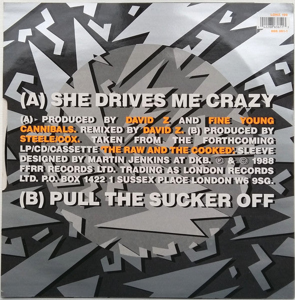 Fine Young Cannibals – She Drives Me Crazy (NM, FUNDA VG+)