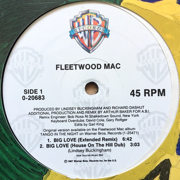 Fleetwood Mac – Big Love (NM, FUNDA VG+) BOX9