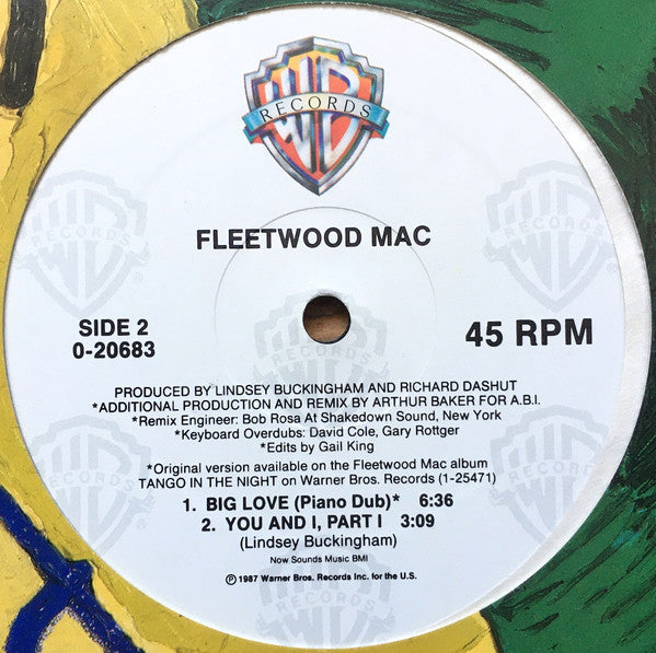 Fleetwood Mac – Big Love (NM, FUNDA VG+) BOX9