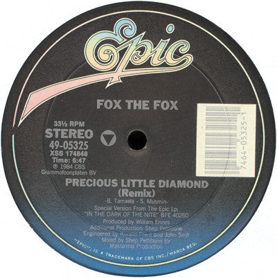 Fox The Fox – Precious Little Diamond (Remix) (VG+, FUNDA GENERICA) BOX33