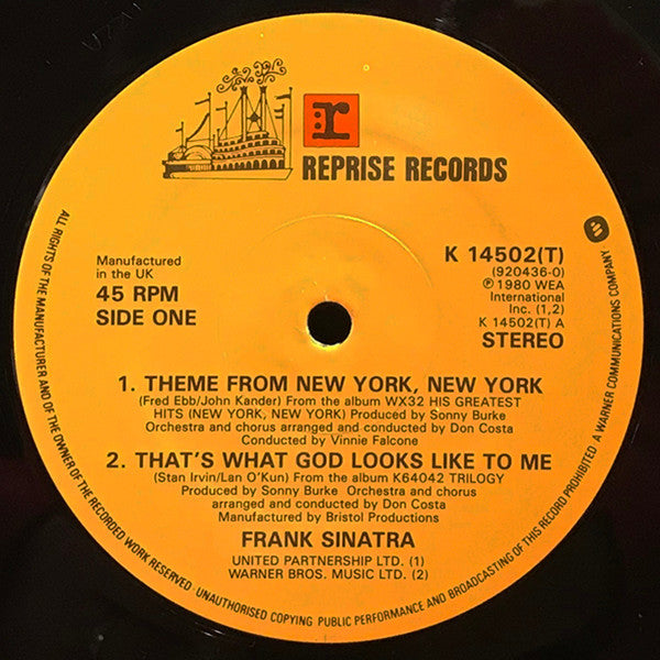 Frank Sinatra – Theme From New York, New York (NM, FUNDA EX)